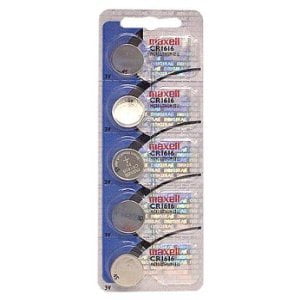 5 Pack Maxell CR1616 Lithium Coin Cell